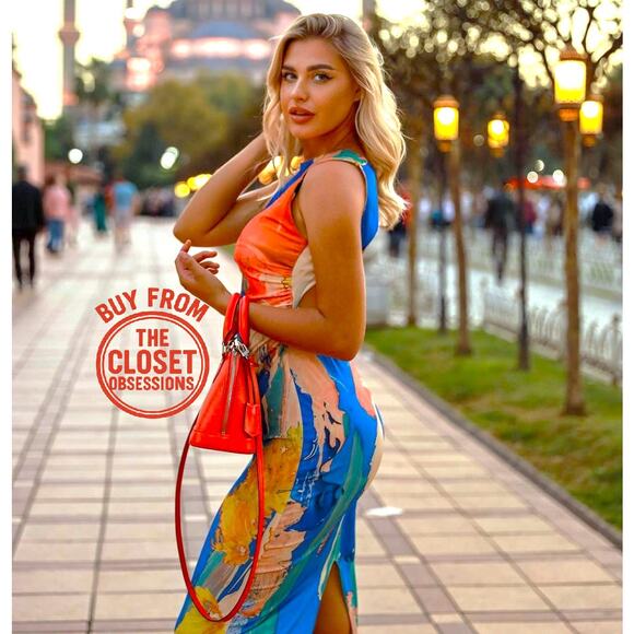 ZARA Open Back Midi Dress NWT - Picture 5 of 16